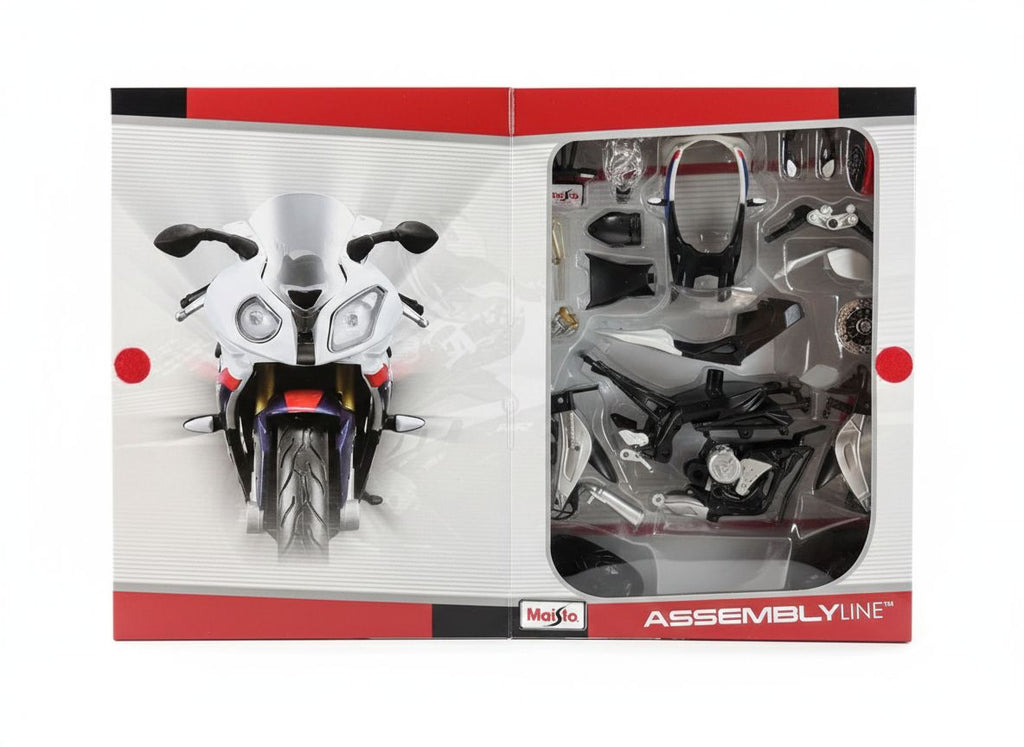 BMW S100RR escala 1/12 para armar.