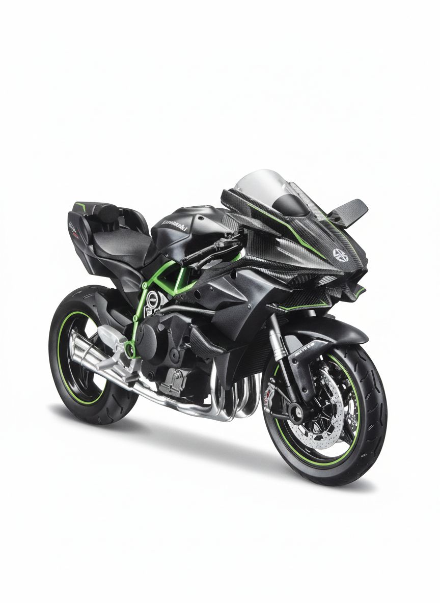 Kawasaki Ninja H2r escala 1/12 para armar.